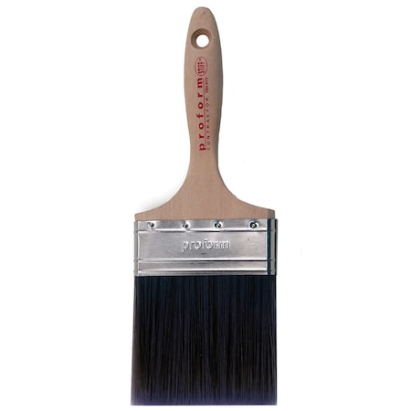 Proform 4" Proform CB4.0VS Contractor Paint Brush Stiff, Beavertail Handle CB4.0VS